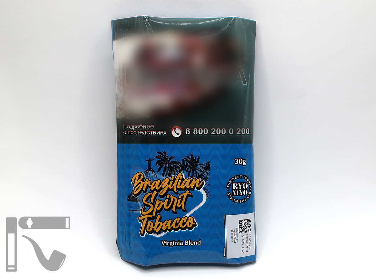 Табак Brazilian Spirit Virginia Blend. Фото: © канал "Уголок Курильщика"