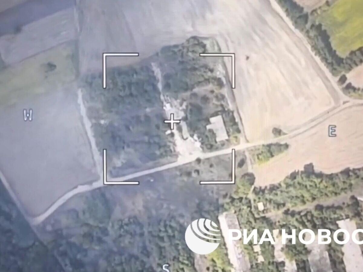    Российский Су-34 уничтожил украинский ЗРК С-125 в Сумской области© Минобороны РФ
