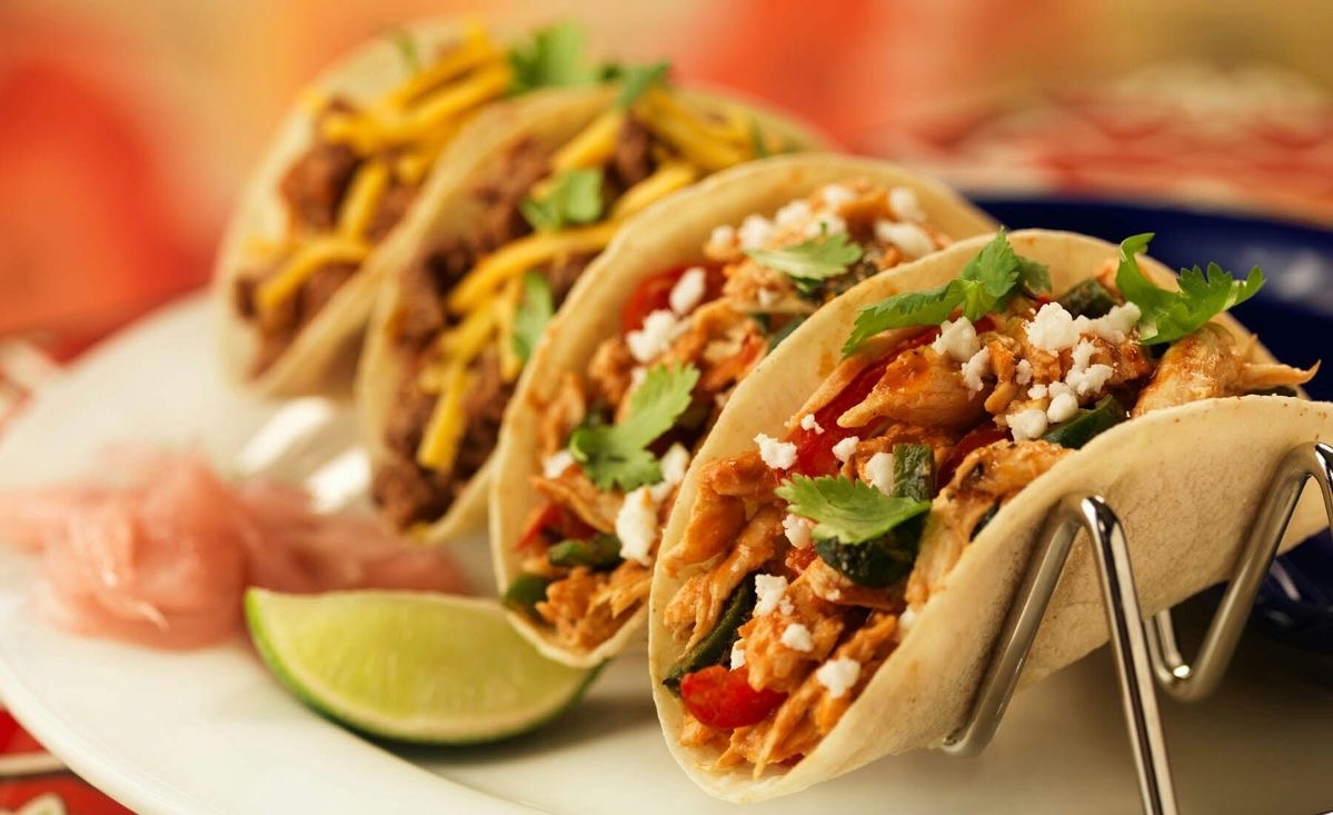 Вариант сервировки тако 🌮.