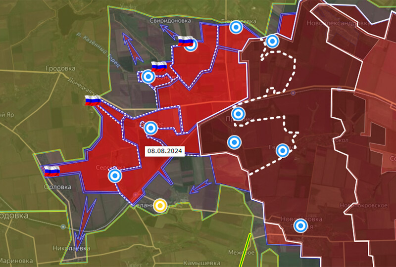    На Покровск, итоги недели