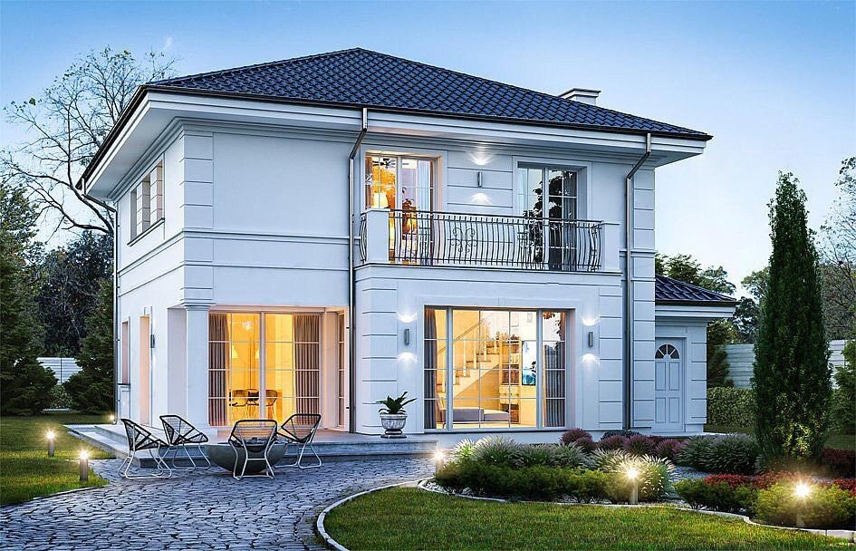 Двухэтажный дом с гаражом "Лондон" - хит продаж