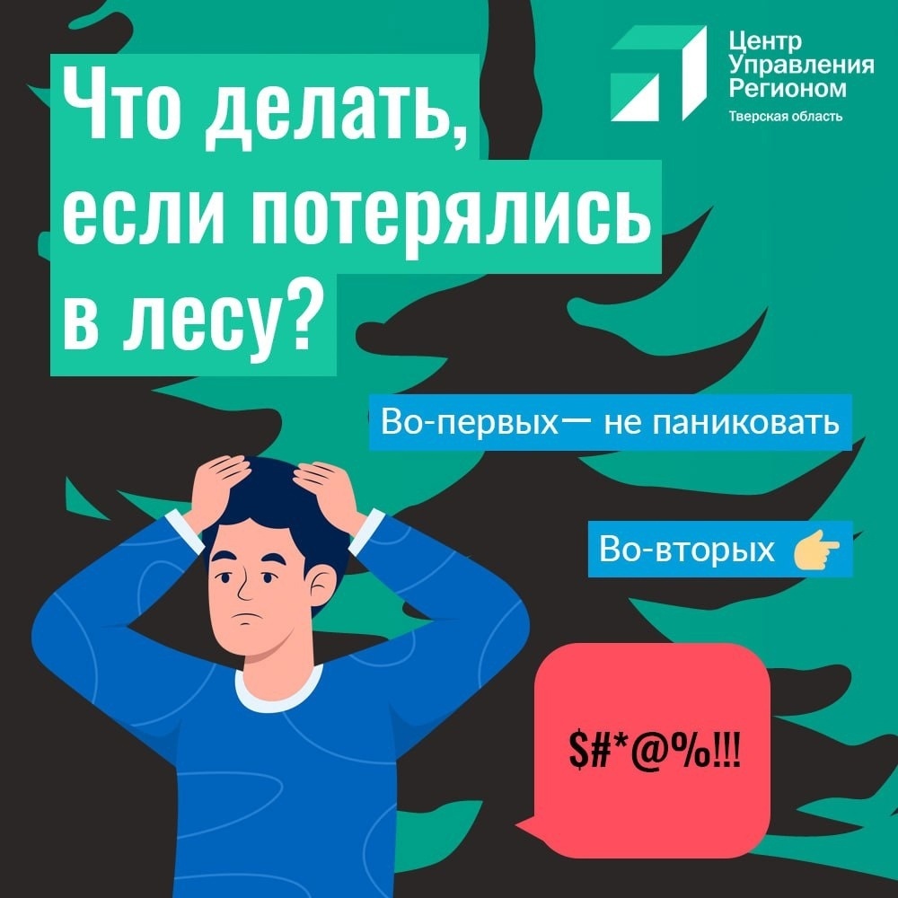 Тверичан предупредили как нужно вести себя в лесу, чтобы не заблудиться