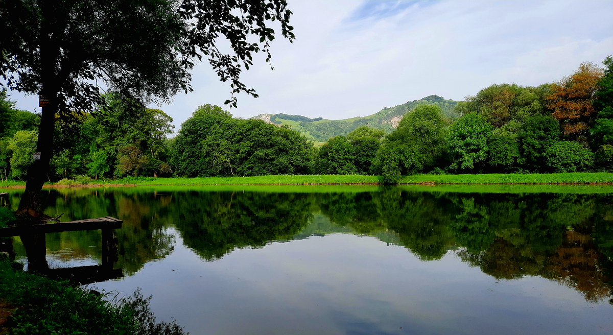 Пруд рядом с туристической базой "Восход"