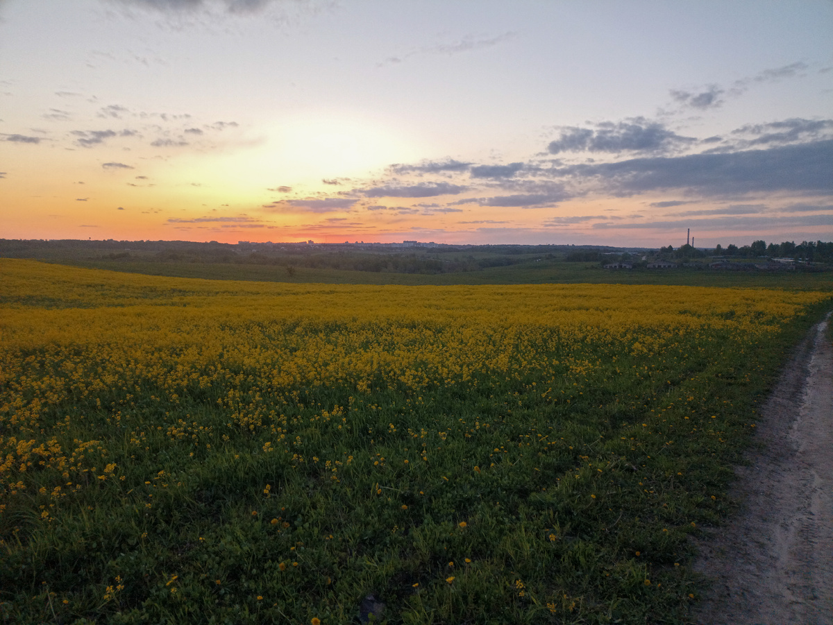 Яркие краски заката