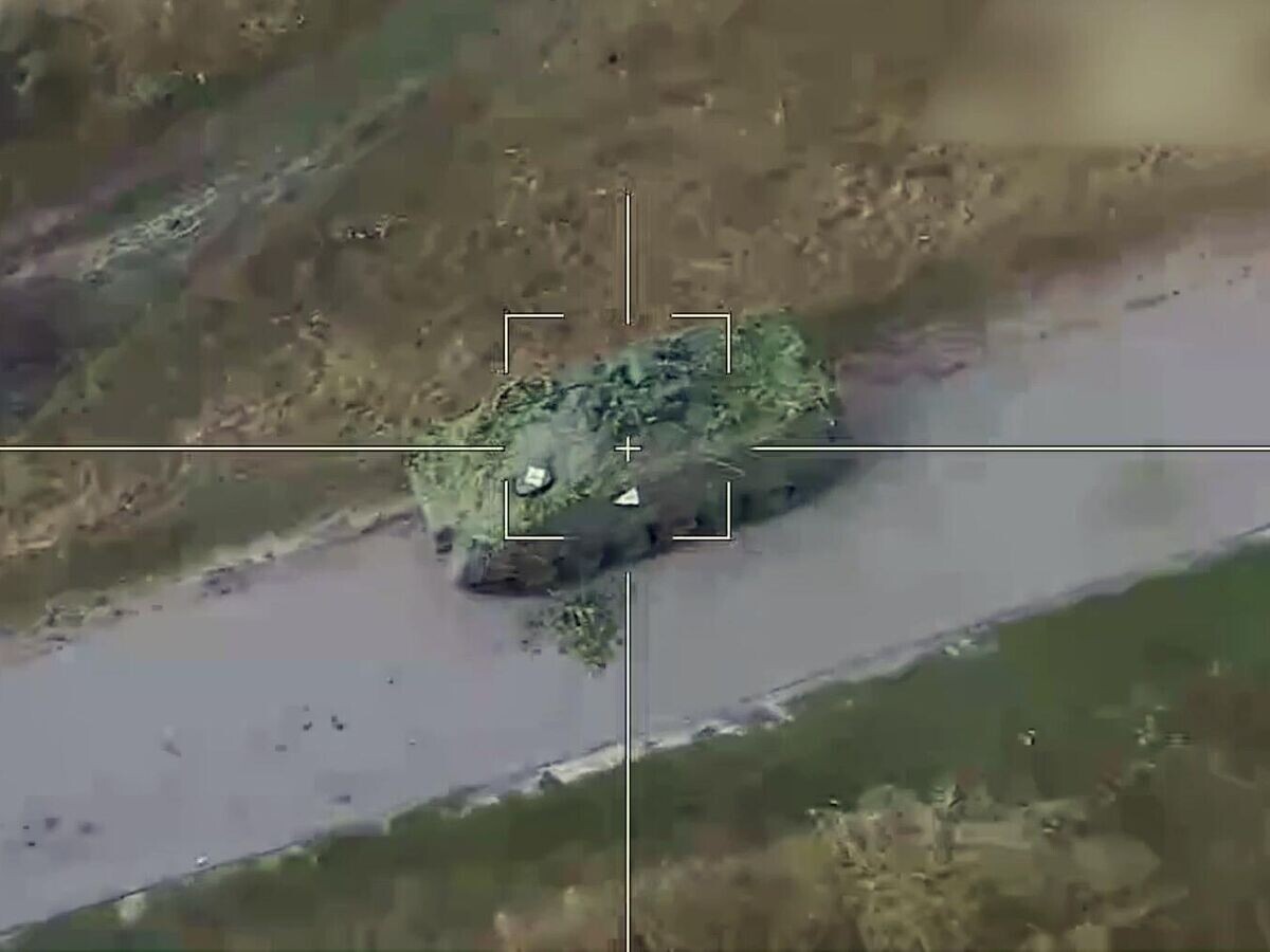    Уничтожение военной техники ВСУ в приграничном районе с Курской областью© Пресс-служба Минобороны РФ