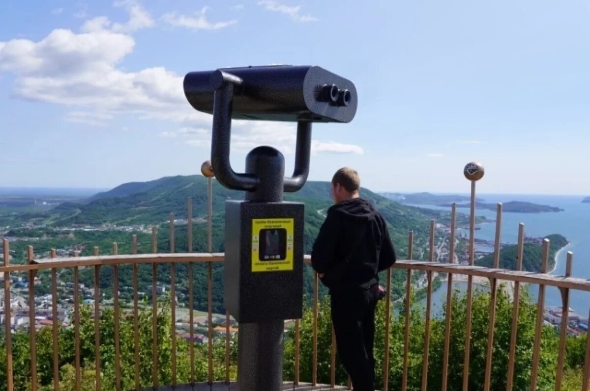    На смотровых площадках в Петропавловске-Камчатском установили биноскопы