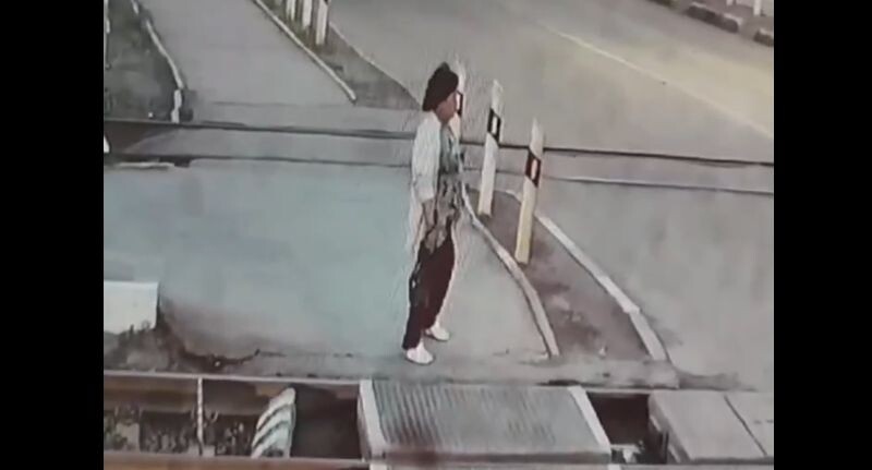    Скриншот видеозаписи инцидента