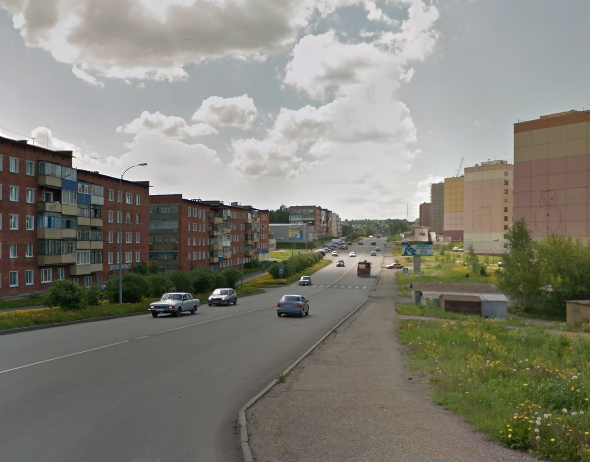 Улица Желябова в Анжеро-Судженске, на которой жил Виталий