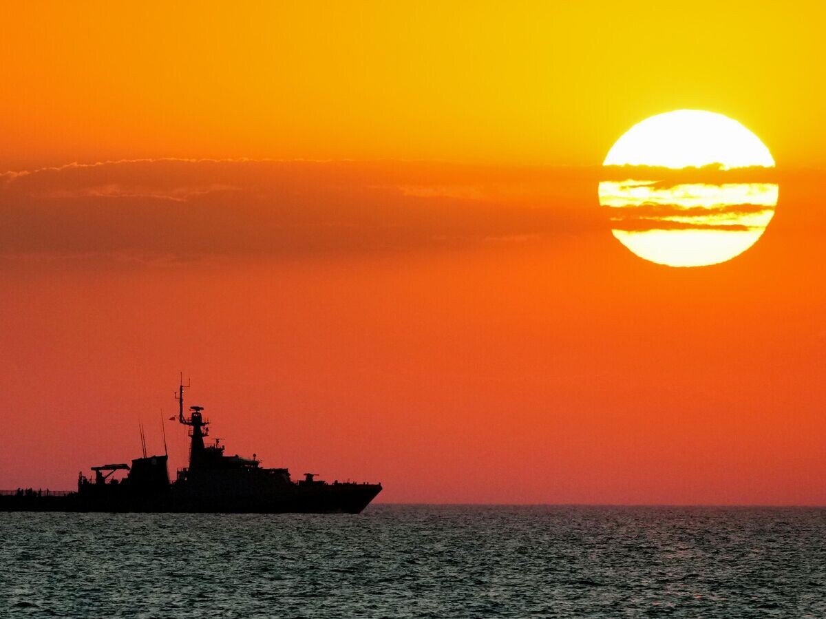    Британский патрульный корабль OPV Trent в Черном море© AP Photo / Efrem Lukatsky