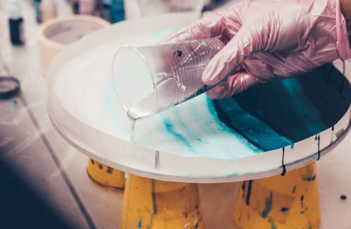 Создание картины из эпоксидной смолы