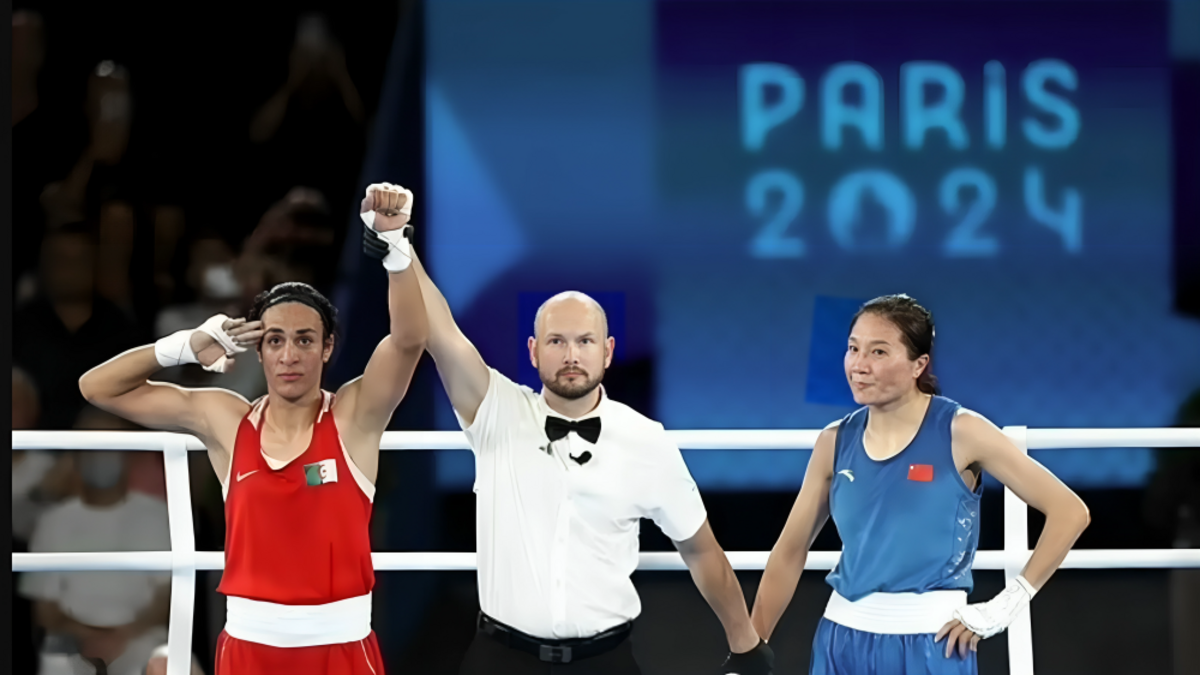 Иман Хелиф на Олимпиаде в Париже