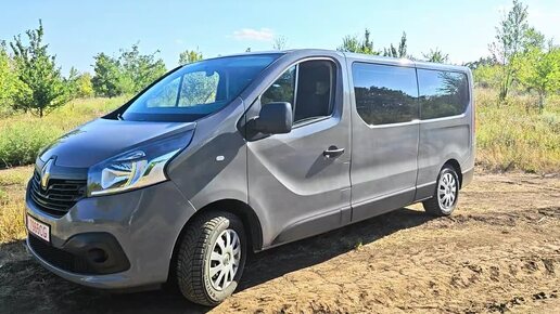 Обзор Renault Trafic 2019г., 1.6л турбодизель 89кВт, 6 ст.механика за 2800000 рублей. 9 мест.