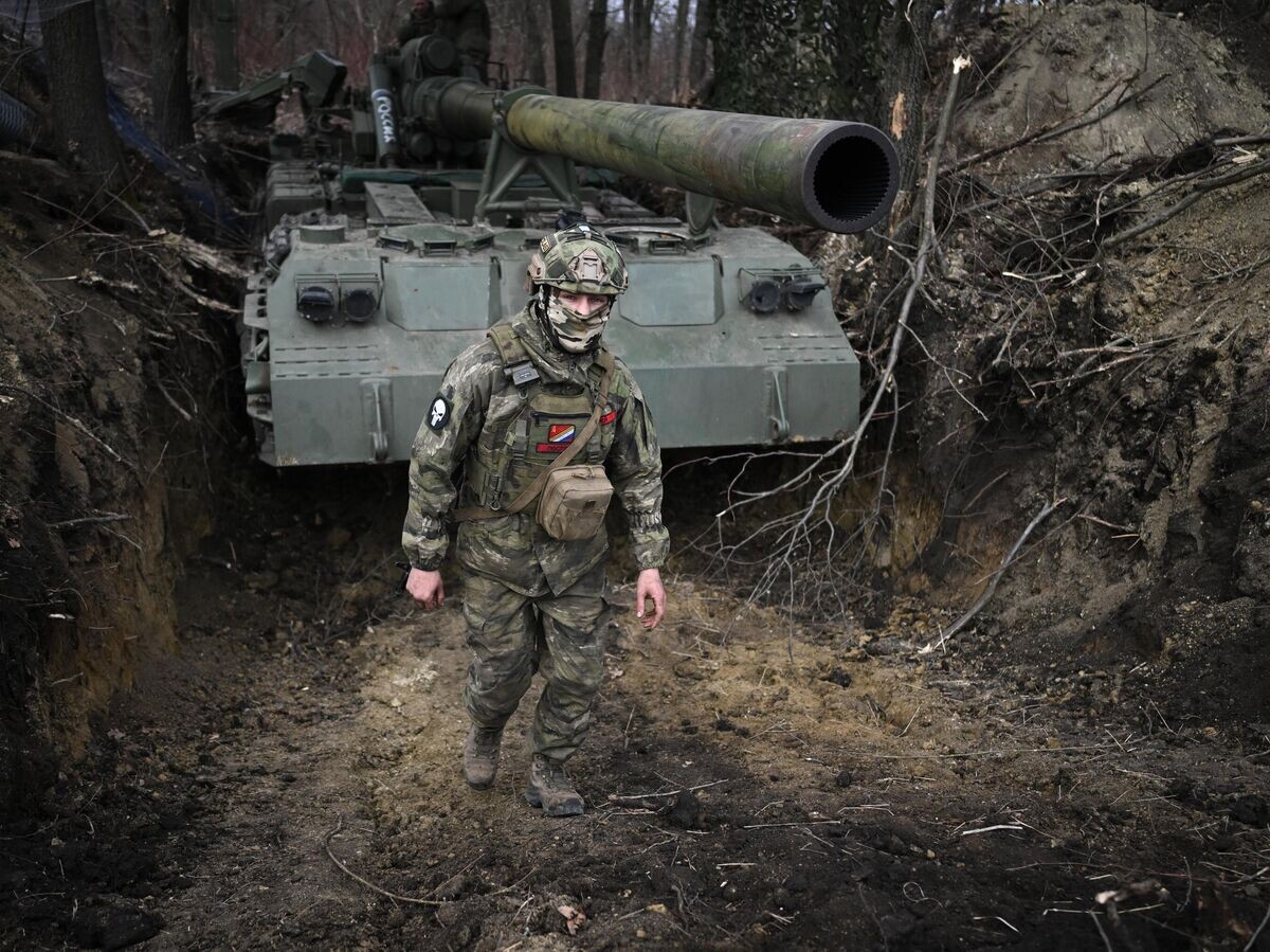    Российские военные в зоне спецоперации© РИА Новости / Станислав Красильников