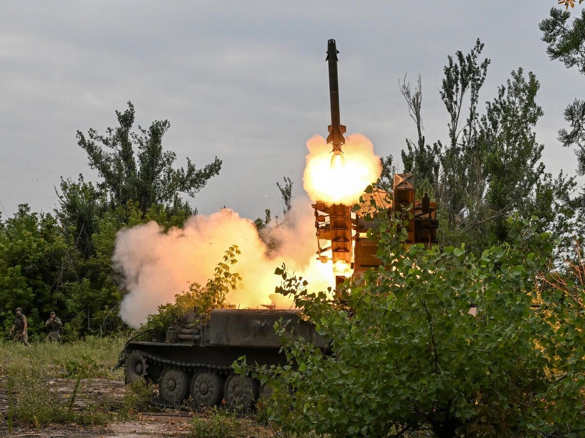    Боевая работа расчетов ЗРК "Стрела-10" в зоне СВО© РИА Новости / Станислав Красильников