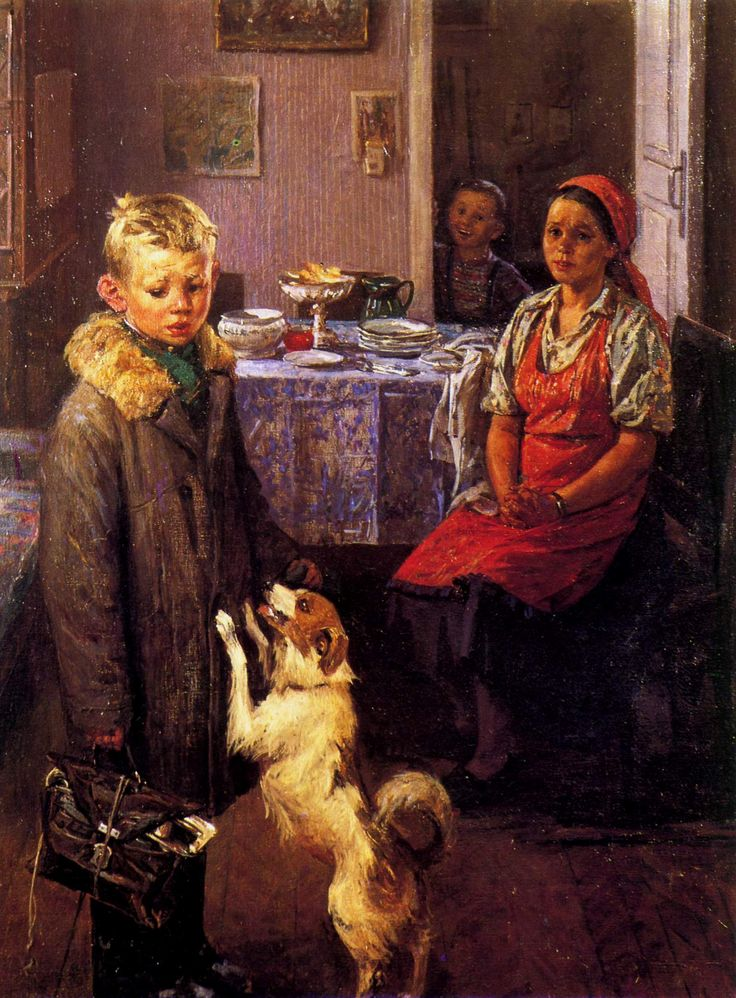 Первый вариант картины, 1952 год