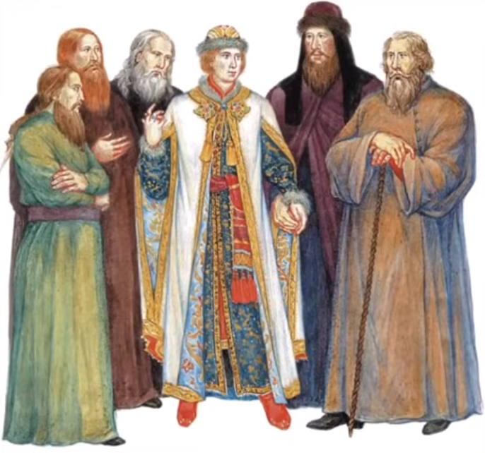 Царь с ближними боярами