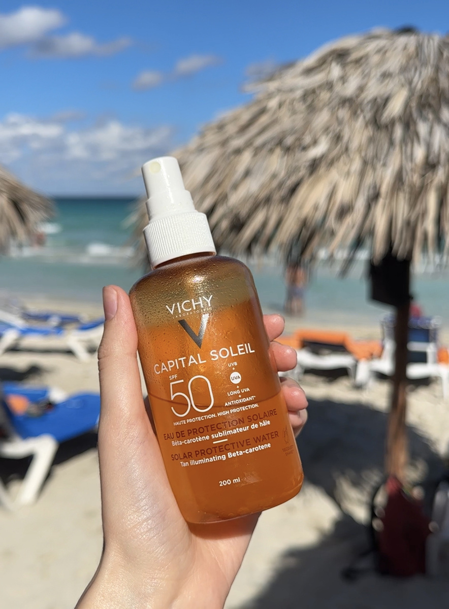 Куба, солнцезащитный спрей Vichy 50SPF