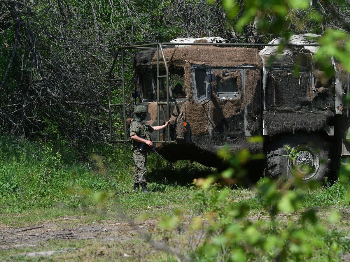    Оперативно-тактический ракетный комплекс "Искандер М" Вооруженных сил России в зоне проведения специальной военной операции © РИА Новости / РИА Новости