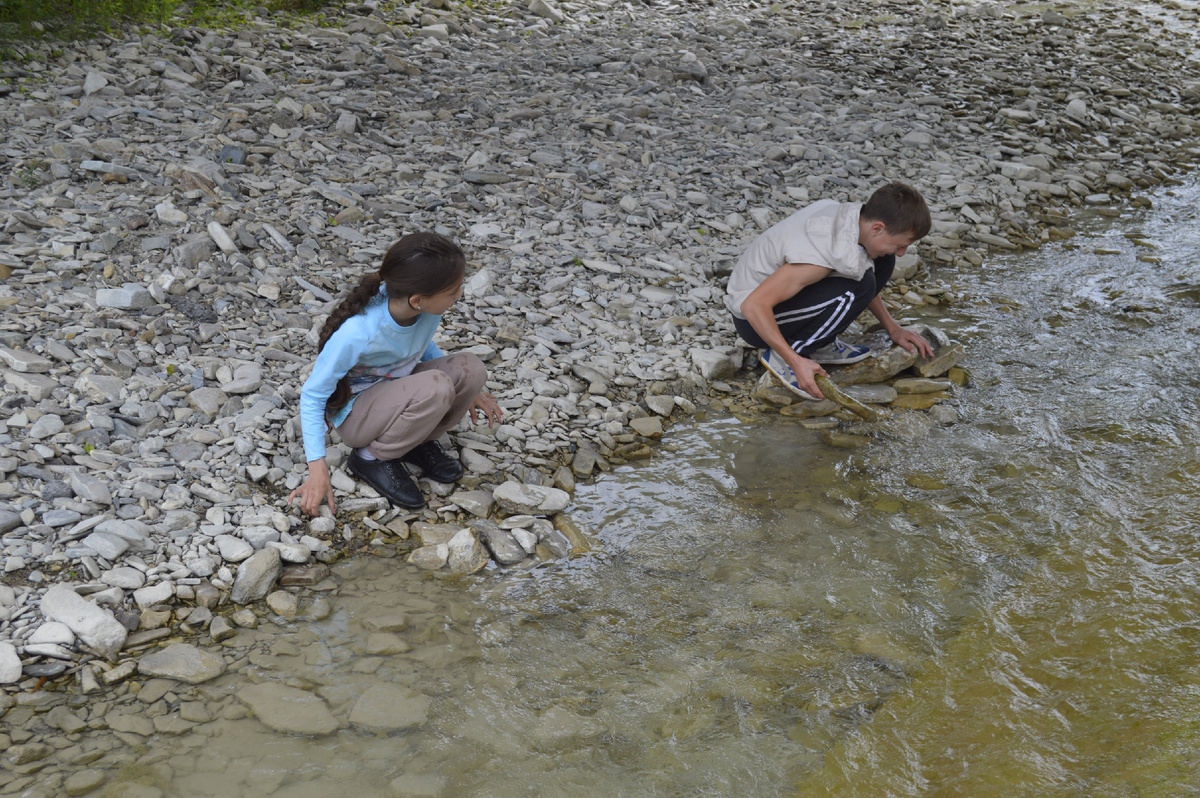 Увлекательное занятие, строим запруду
