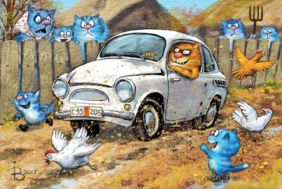 очаровательные коты Рины Хенюк