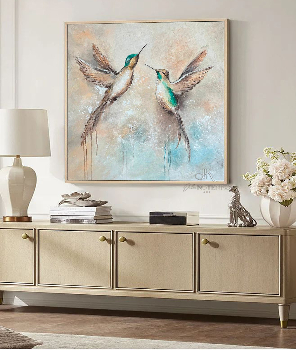 Интерьерная картина "Колибри"  Юлии Котенко