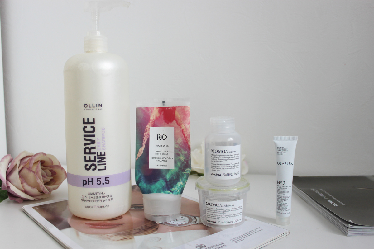 Мои средства для волос, которые закончились весной 2024.