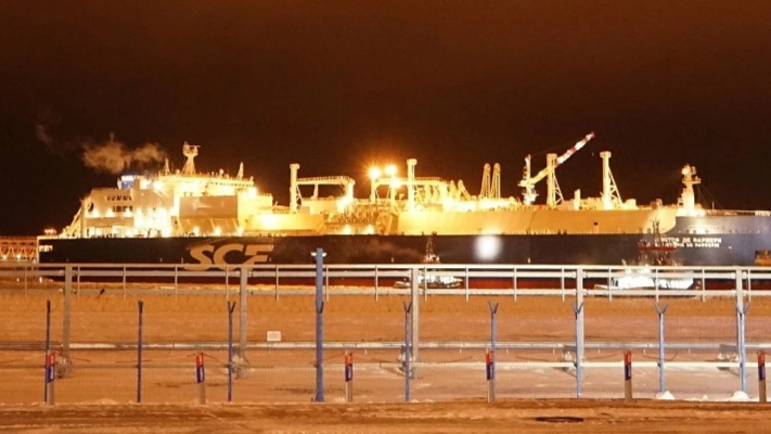 Газовоз Совкомфлот. Ямал СПГ 