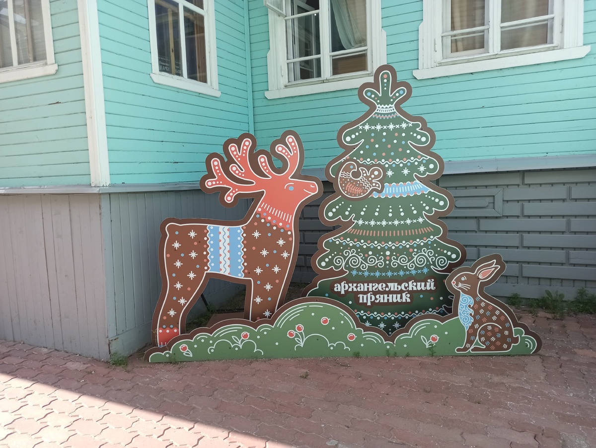 Архангельск. В музее козули. Фото автора.