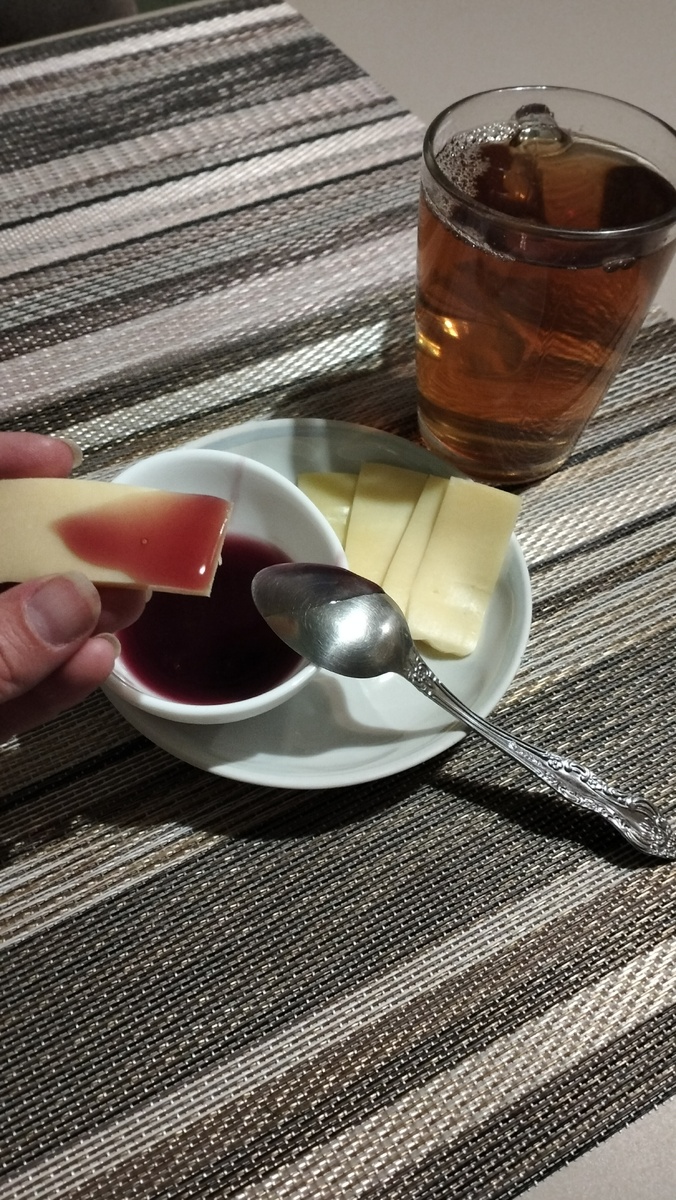 Да, на пробу было с чаем) 