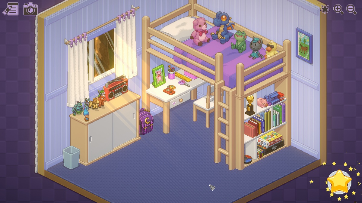 Такой вот у меня получилась первая комнатка.