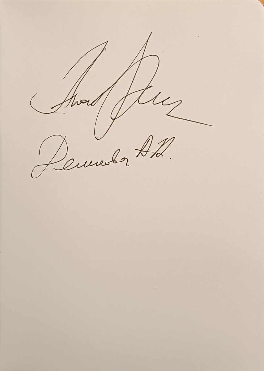 Автограф Анастасии Денисовой 