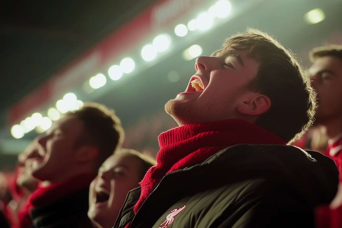 Болельщики Ливерпуля поют You'll Never Walk Alone