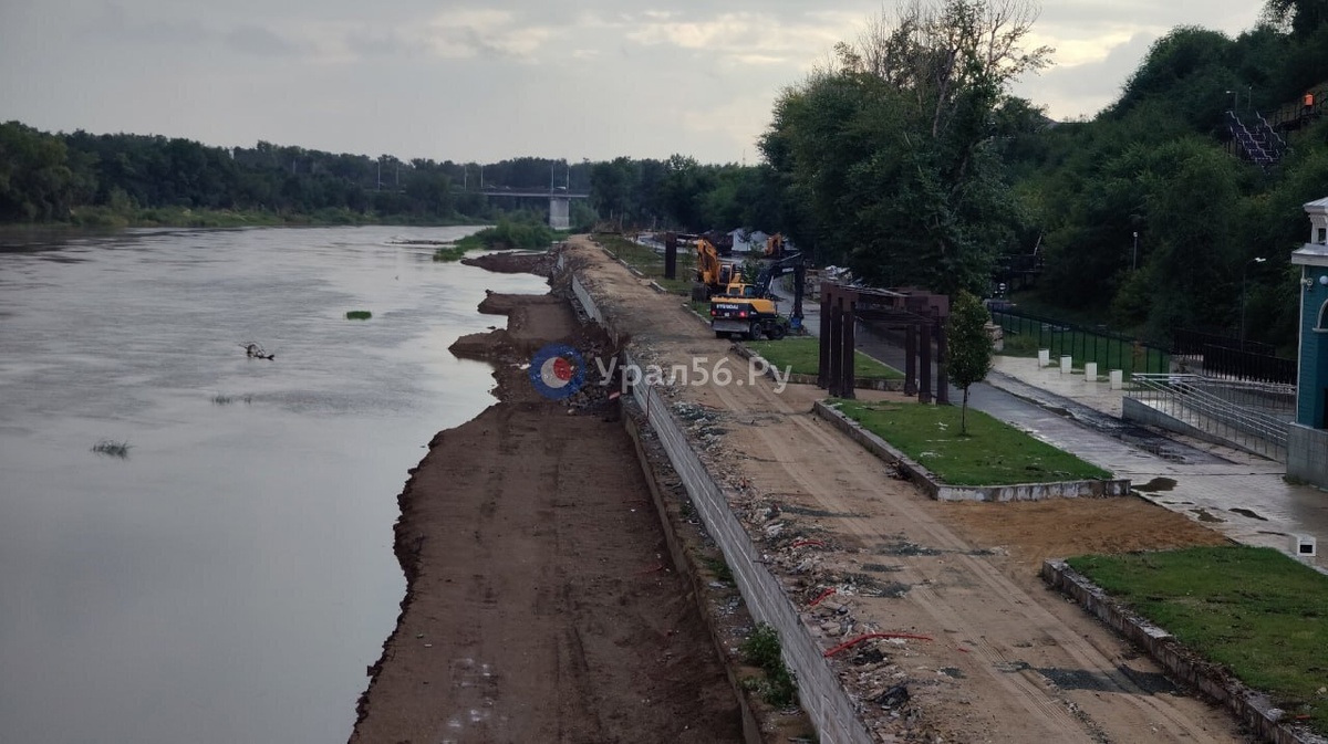    + 3 см за ночь: Урал в Оренбурге продолжает расти. Актуальные данные