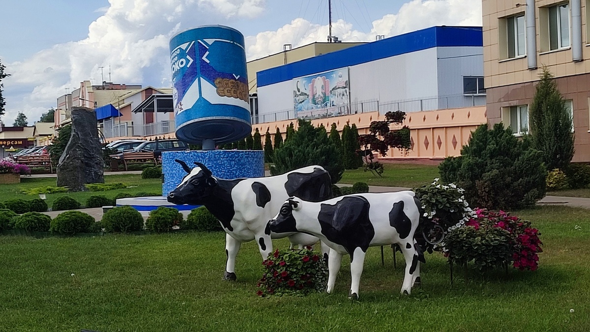 Памятник сгущёнке в Рогачеве