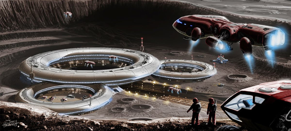 Стартовать с Луны было бы легче, чем с Земли...