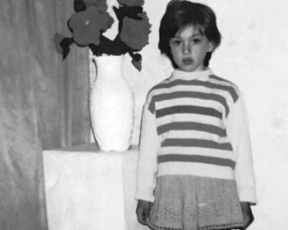 Юлия Франц в детстве