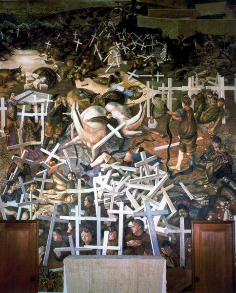 Стэнли Спенсер, The Resurrection of the Soldiers, 1929