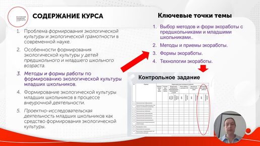 ID1208I Лекция 3 Методы и формы работы по формированию экологической культуры младших школьников