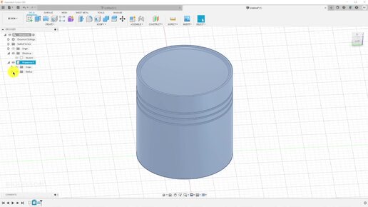 Fusion360 для новичков. Урок 1. Основы работы в программе