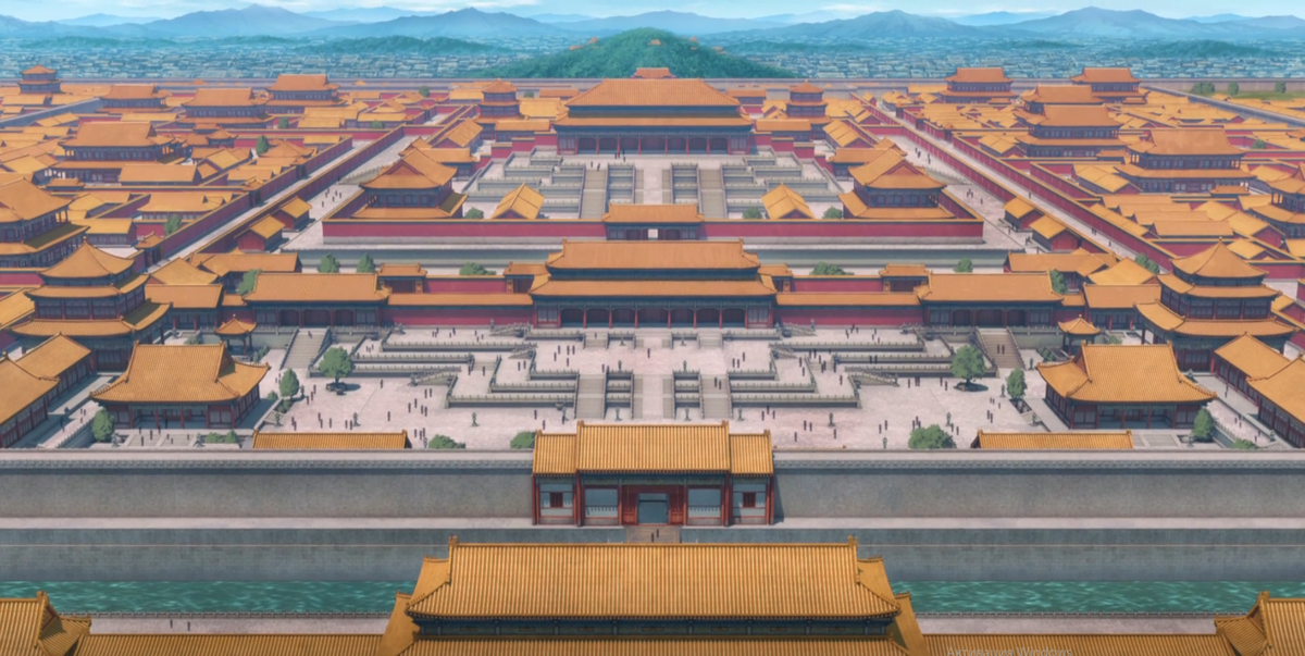 Главная локация сериала - Запретный дворец. Источник https://animego.org/