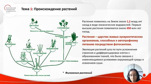 ID1268I Многообразие и основы жизнедеятельности растений фрагмент 1