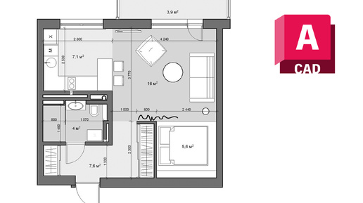 AutoCAD для новичков. Урок 1. Знакомство с интерфейсом