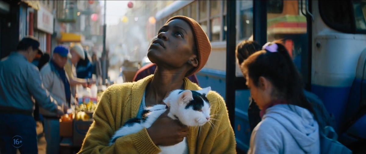 Кадр из к/ф «Тихое место: День первый».