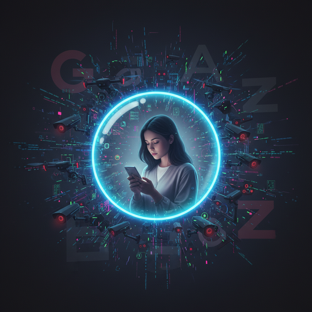 Пользователь в пузыре приватности защищенный от слежки