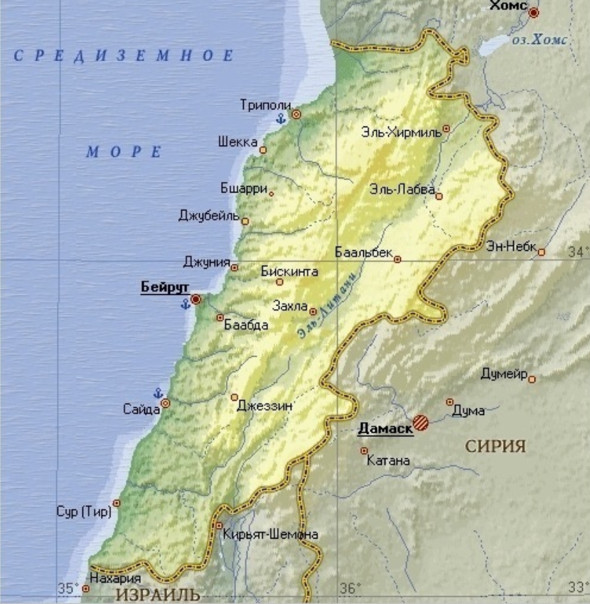 Ливан. Источник - https://sanatoriikavkaza.ru/blog/gde-nahoditsya-livan-na-karte