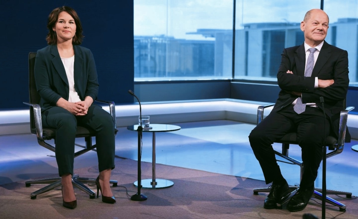 Из открытых источников в интернете. Анналена Бербок и Олаф Шольц.