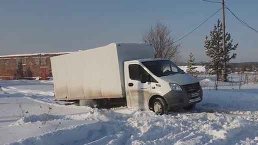 ГАЗЕЛЬ НЕКСТ В СНЕГУ! Выедет?