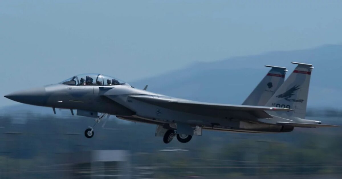 Истребитель F-15EX Eagle II. Фото Национальная гвардия ВВС США
