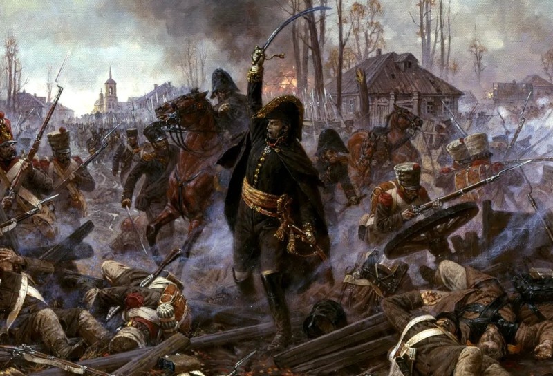 А.Ю. Аверьянов. Генерал Дельзон в сражении при Малоярославце.