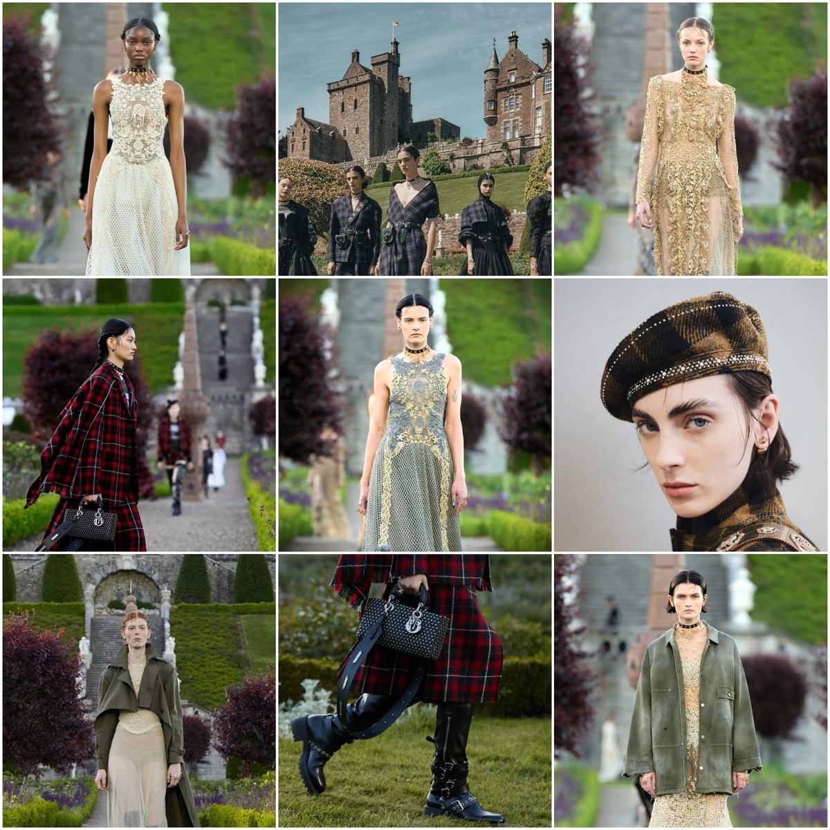 1. Dior Cruise 2025. Иллюстрации из открытых источников, коллажи авторские.